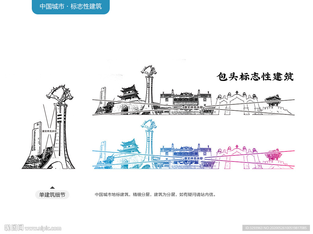 包头标志性建筑