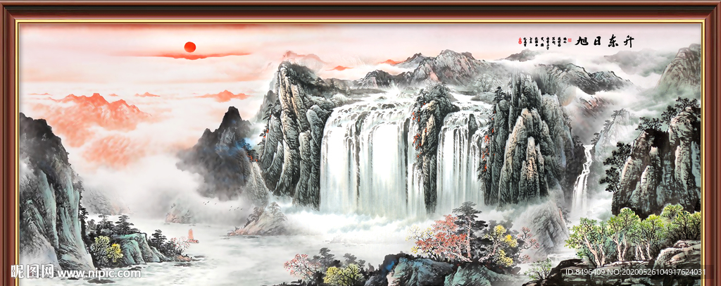 山水画国画山水画