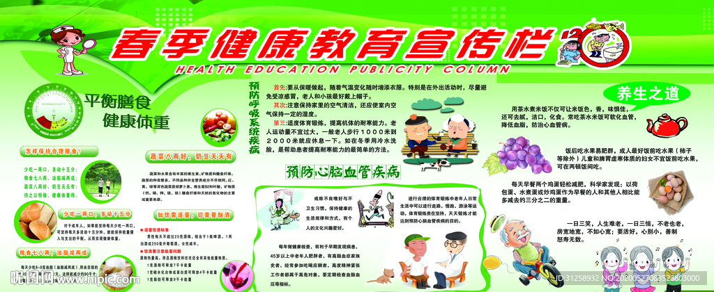 健康教育宣传栏