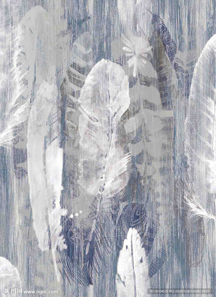 抽象羽毛壁纸