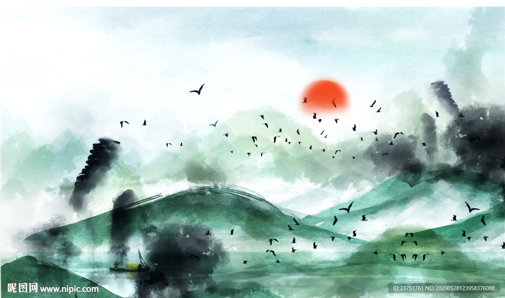 山水画