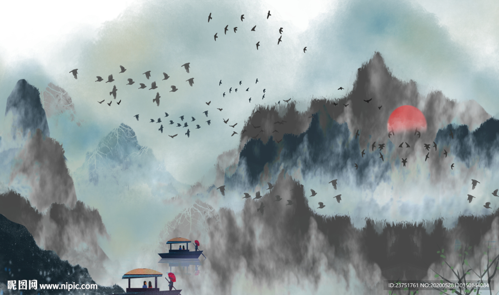 山水画