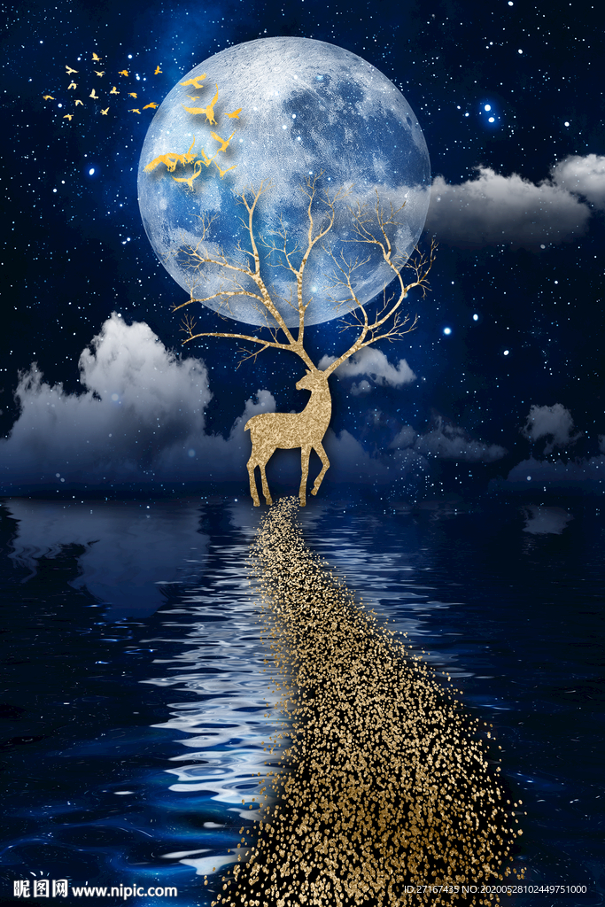 唯美玄关背景墙