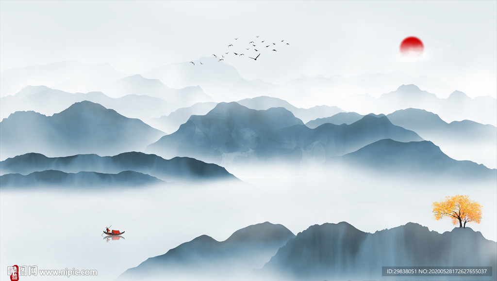 水墨山水
