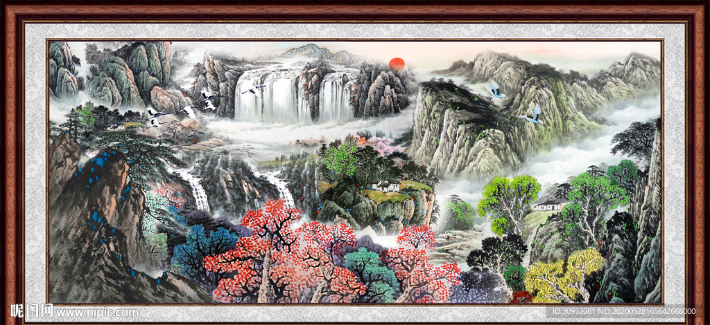 国画山水