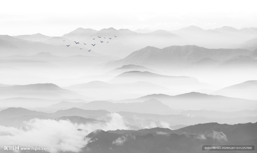 新中式山水画