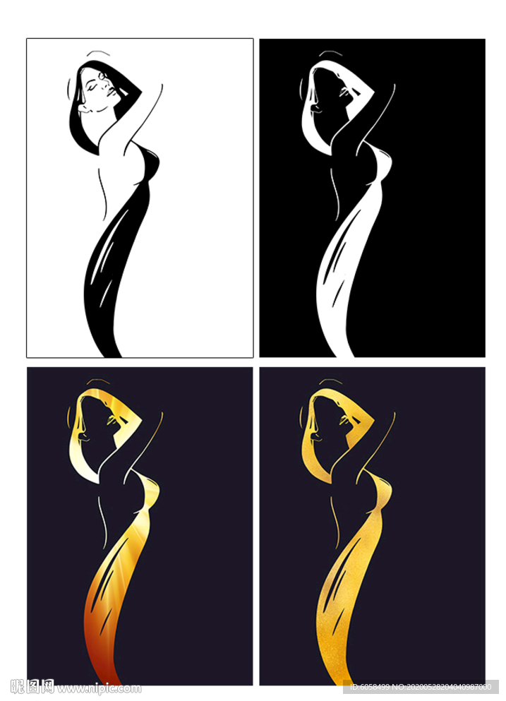 美女插画
