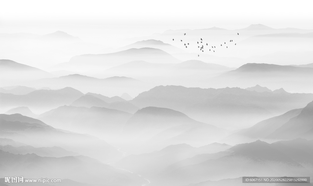 新中式山水画