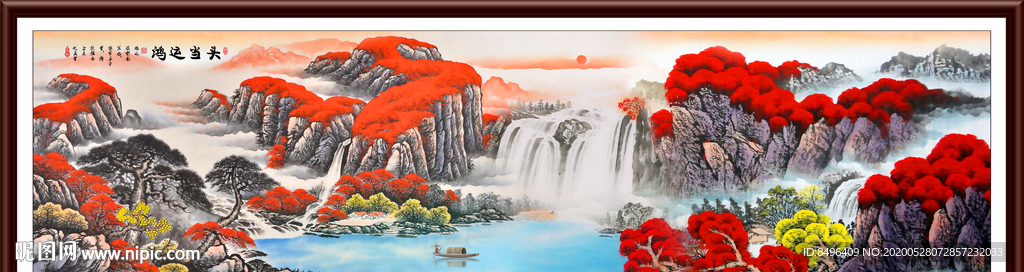 山水画国画山水画