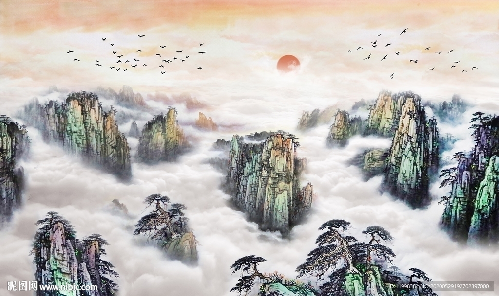 国画山河