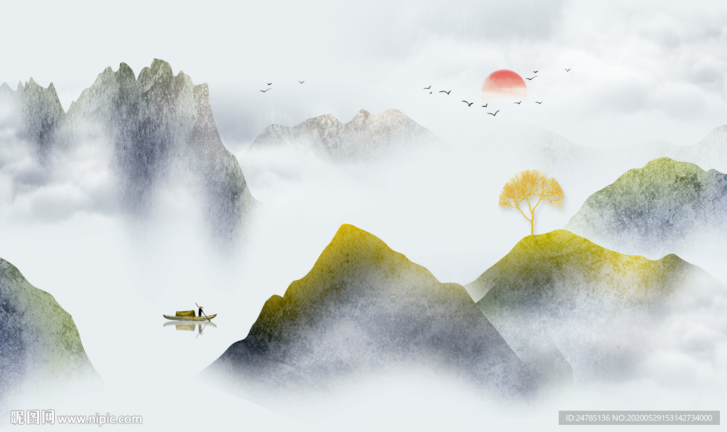 山水画