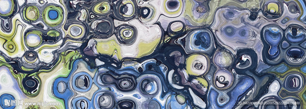 抽象油画