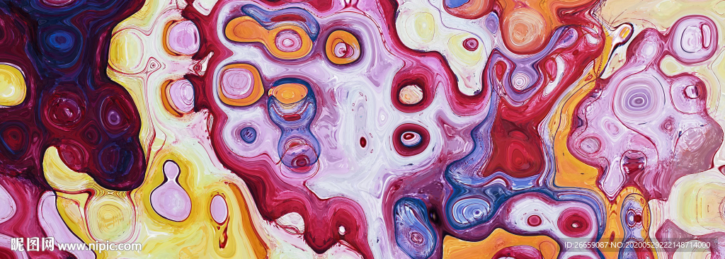 抽象油画
