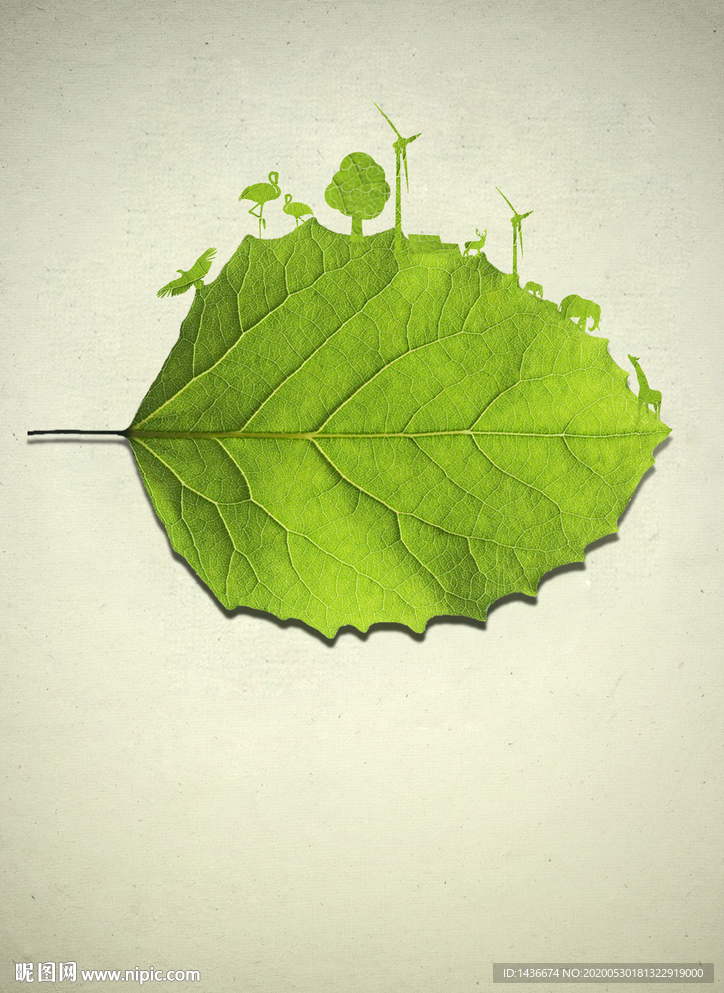 环境保护分层海报