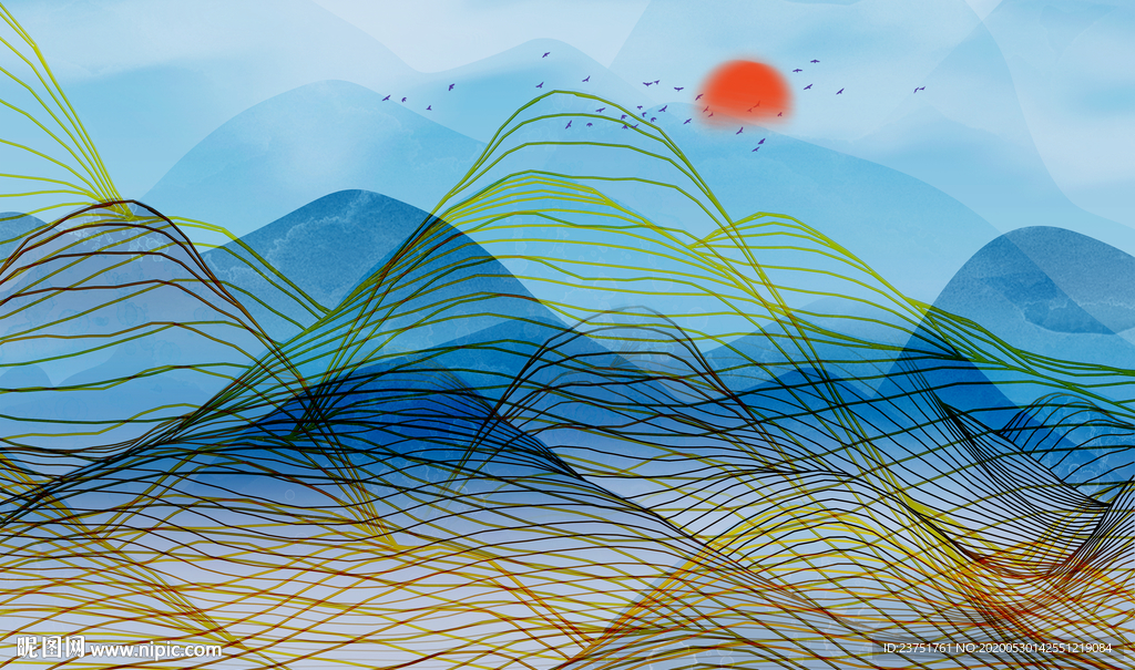 山水画