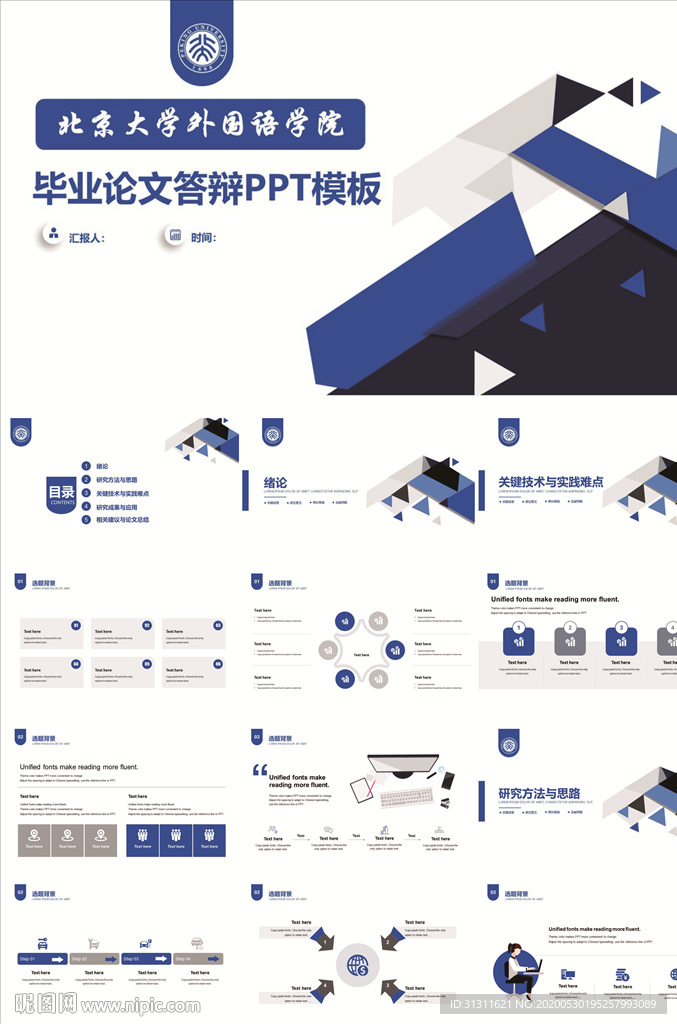 外国语学院经典学术论文毕业答辩