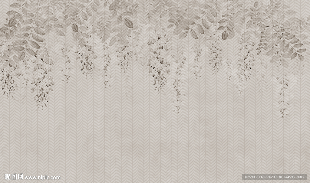 复古抽象背景墙