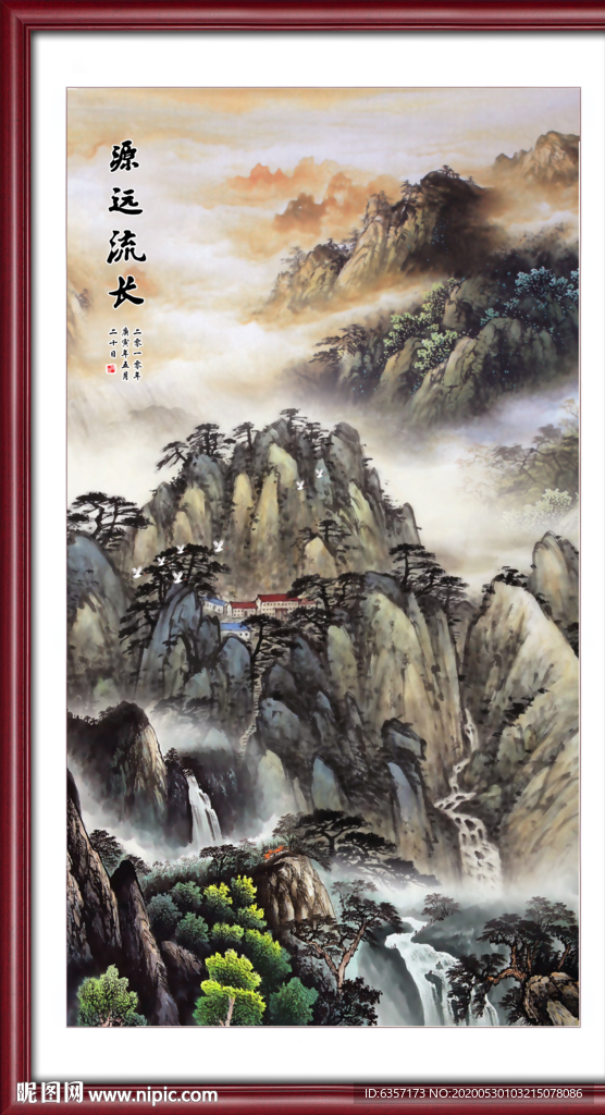 山水画国画山水画