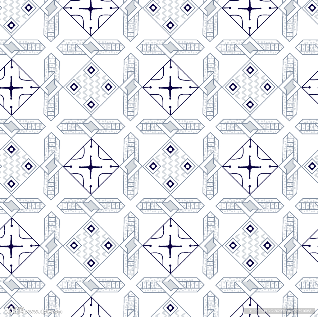 大牌抽象几何格子