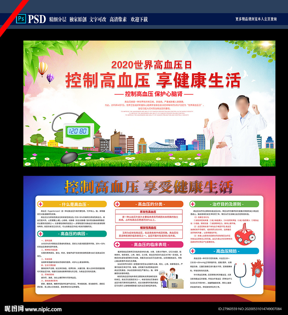 高血压展板
