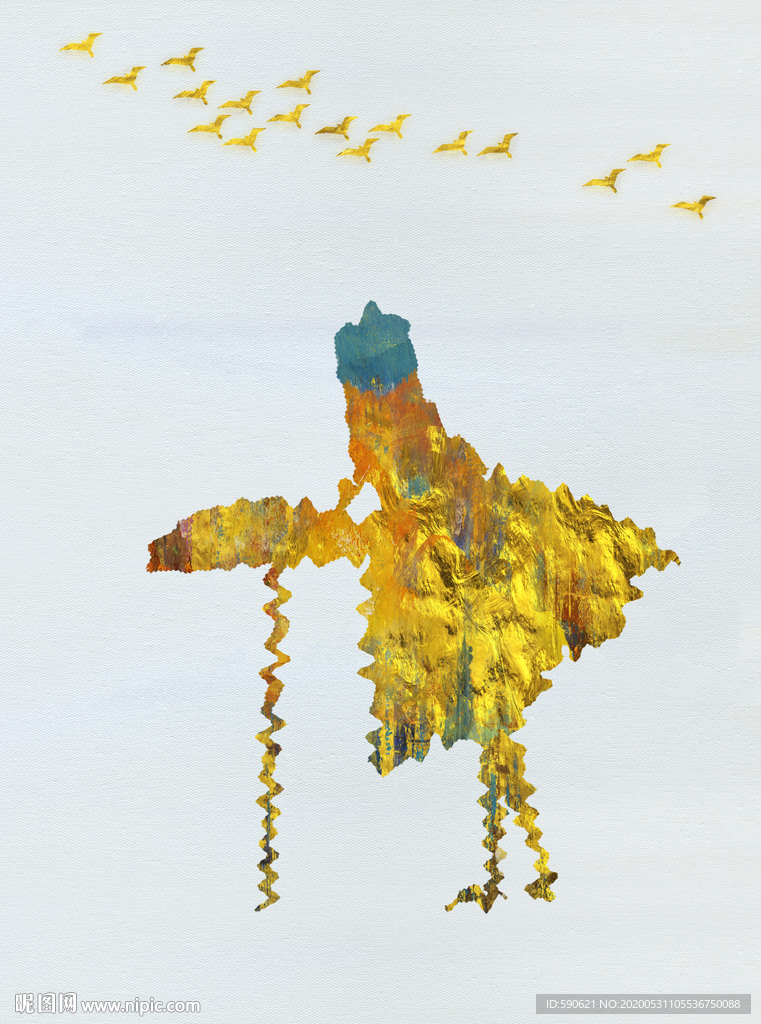 抽象油画