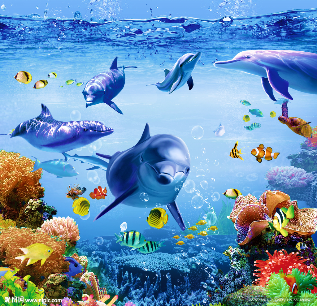 3D海豚