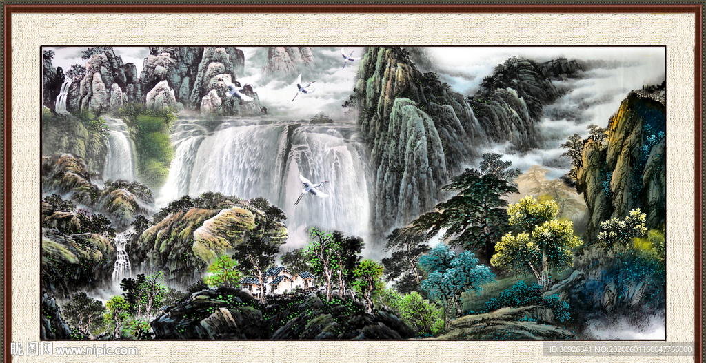 新中式国画山水