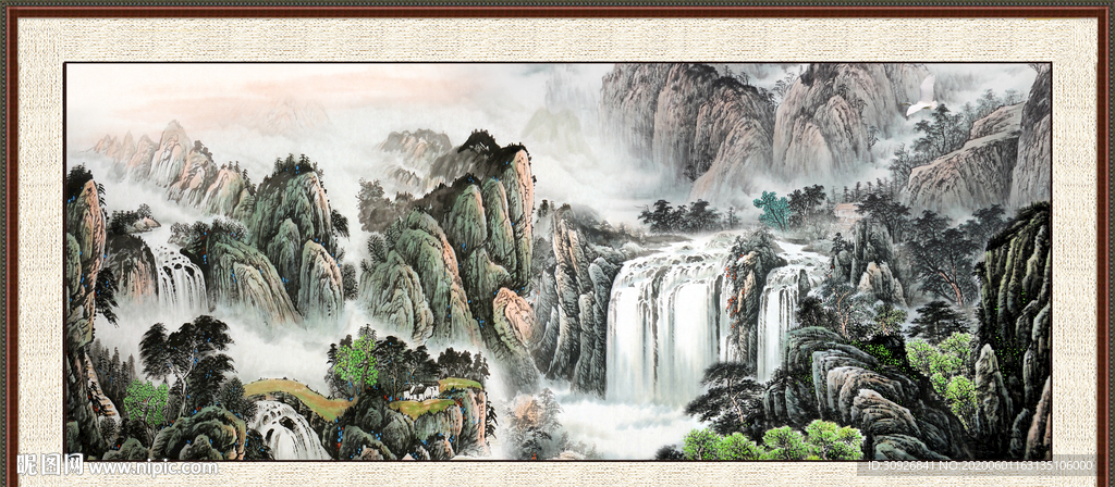 新中式 国画山水