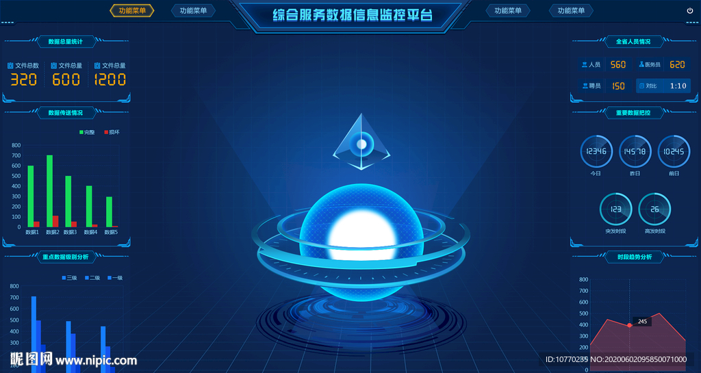 综合服务数据信息监控平台