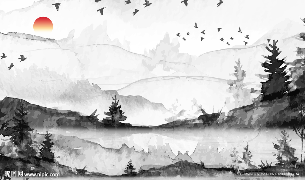 水墨山水