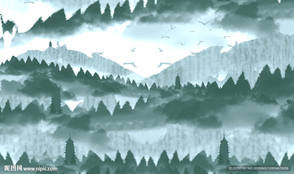 水墨山水