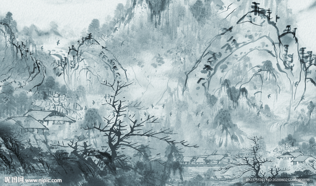水墨山水