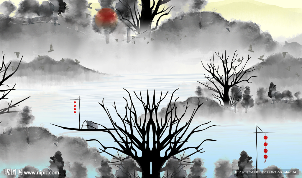 水墨山水