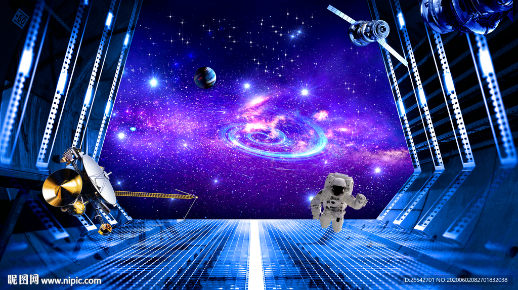 星空立体画