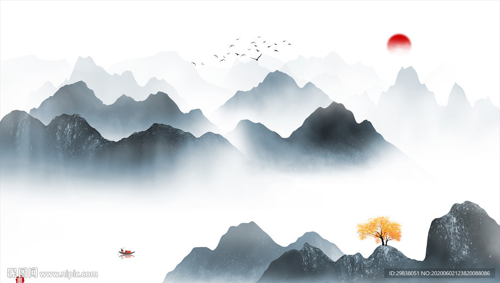 水墨山水