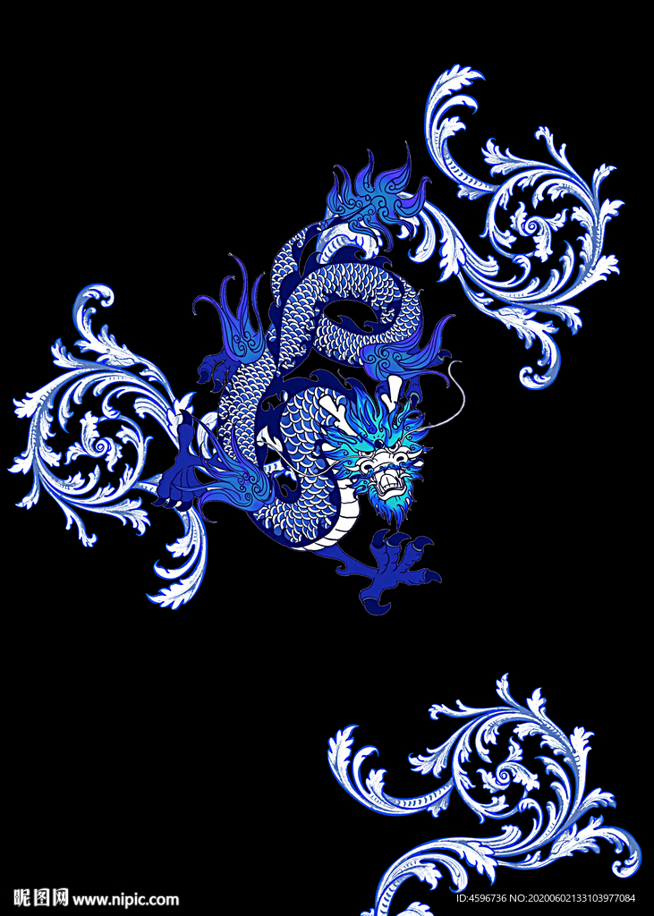 图腾 欧式 花纹 数码 印花