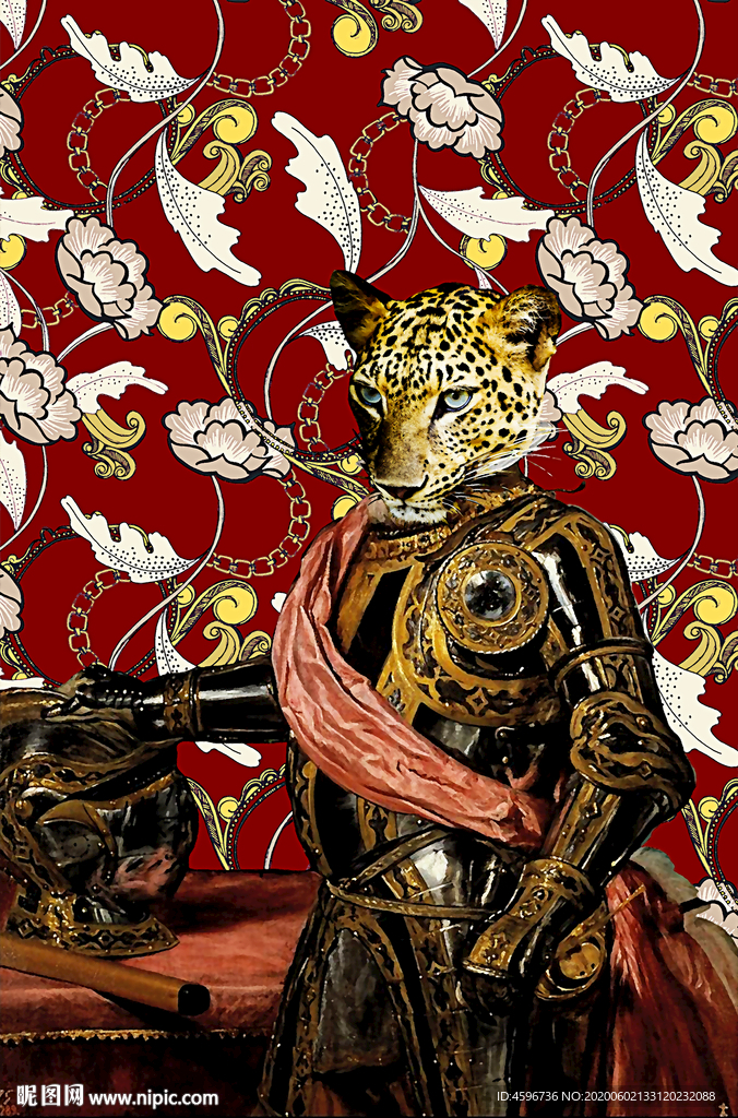 图腾 欧式 花纹 数码 印花图