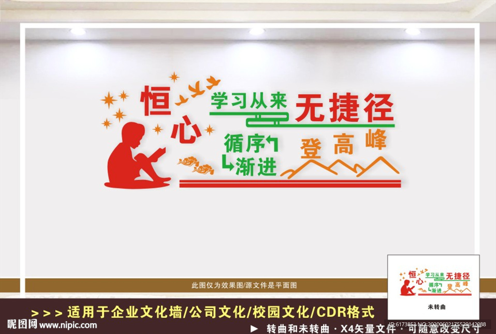阅览室文化墙