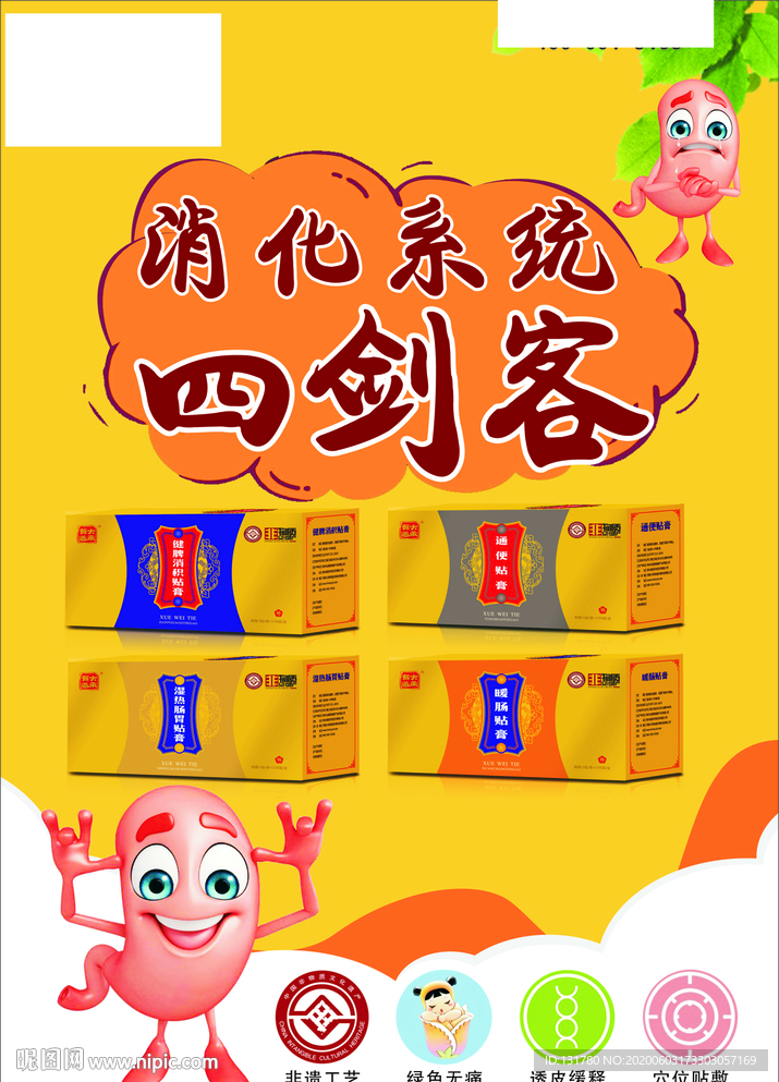 消化系统海报