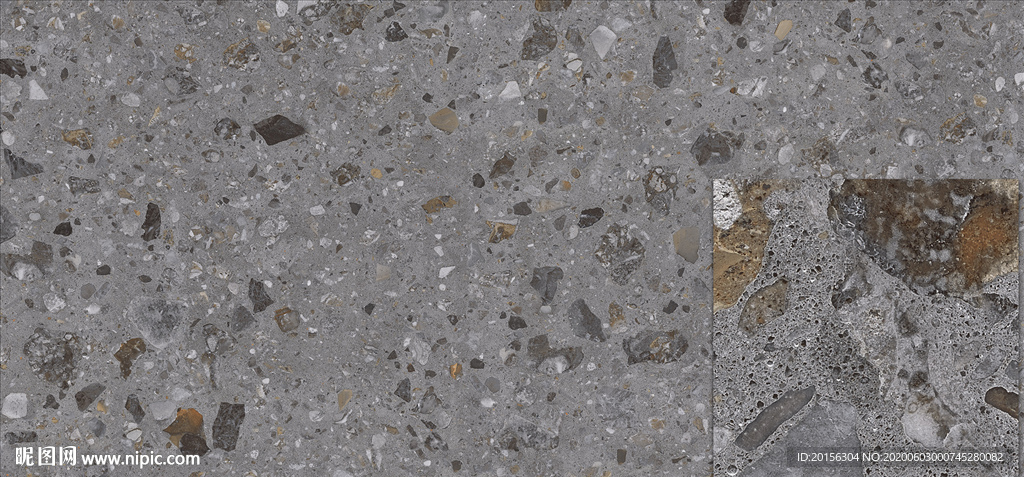 灰色水磨石瓷砖设计文件