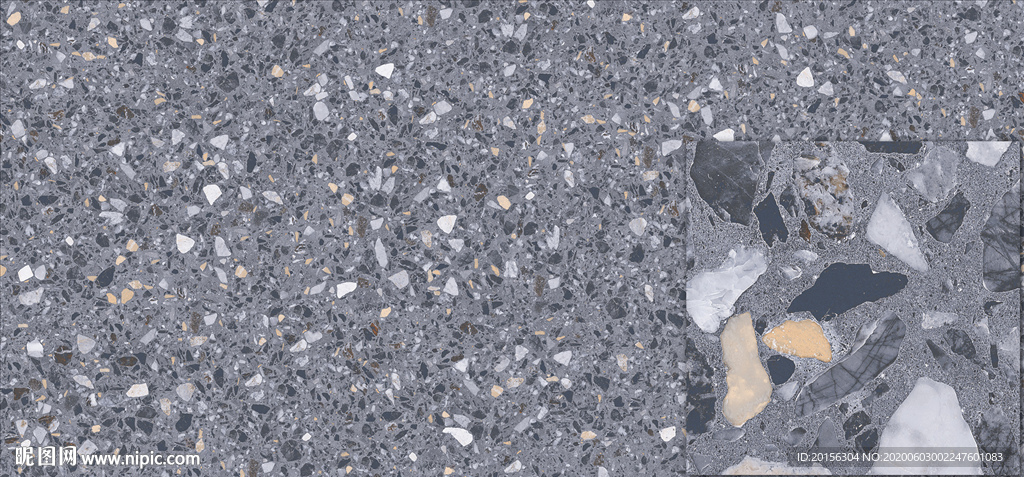 灰色水磨石瓷砖设计文件