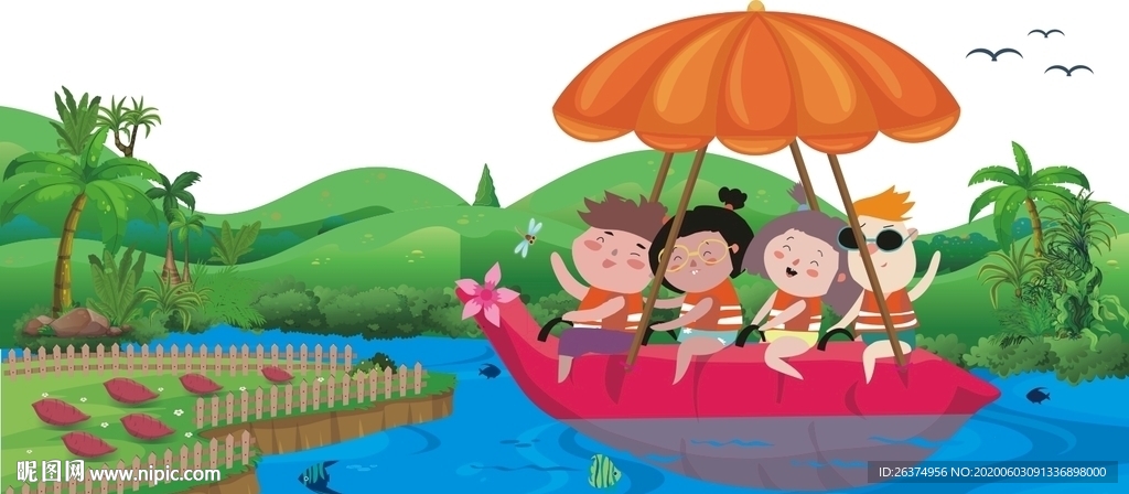 蜜薯红薯地瓜素材手绘