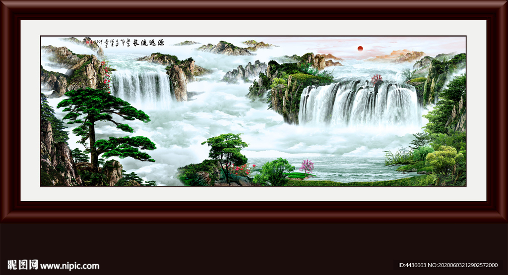 山水画 水墨山水画 意境山水画