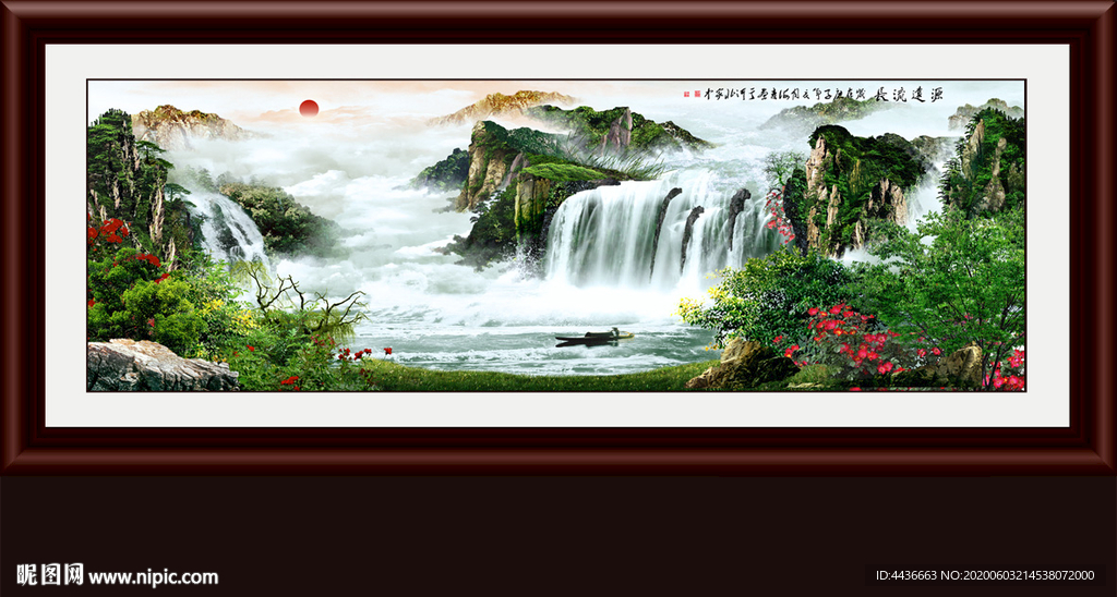 山水画 水墨山水画 意境山水画