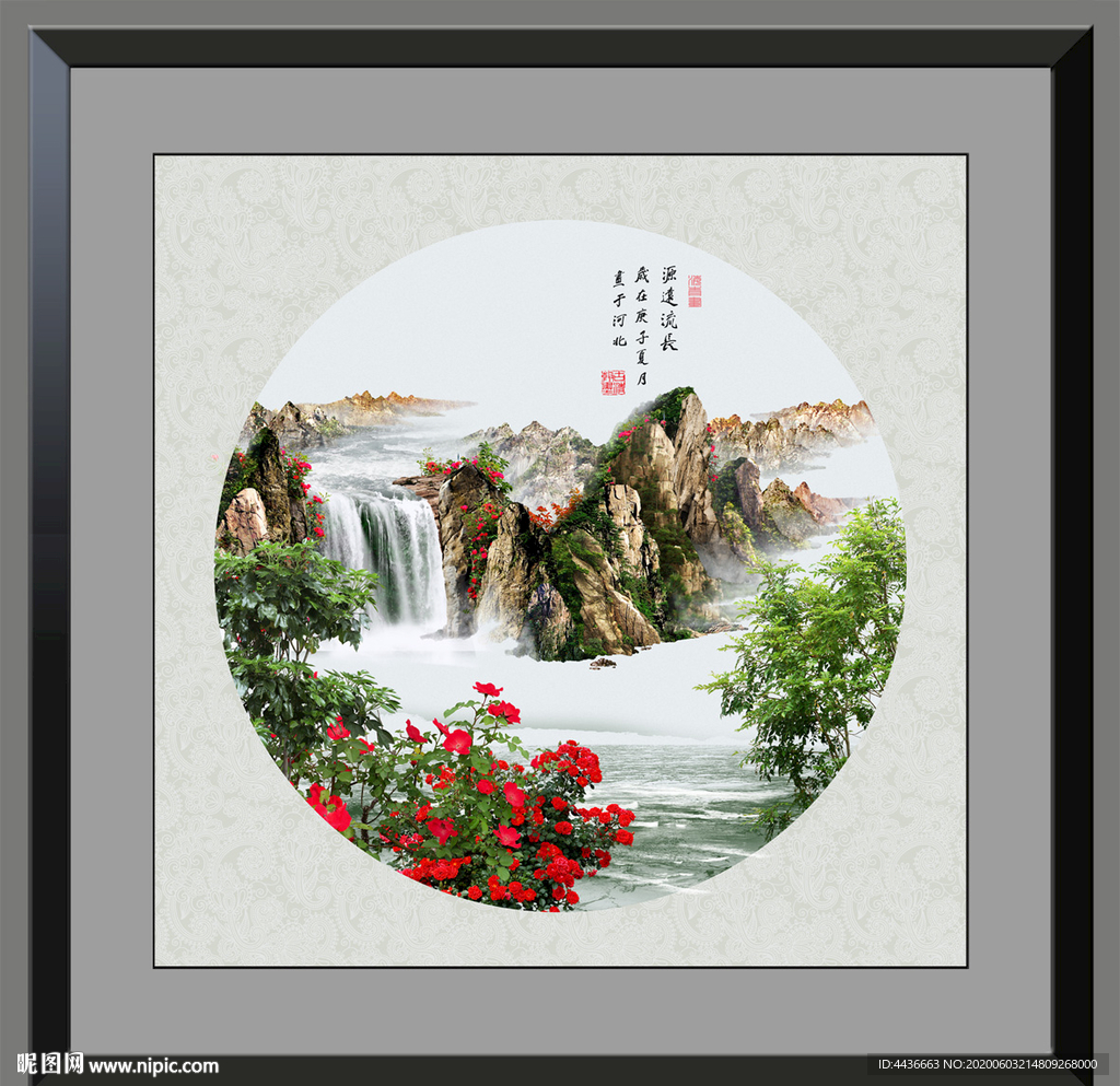 山水画 水墨山水画 意境山水画