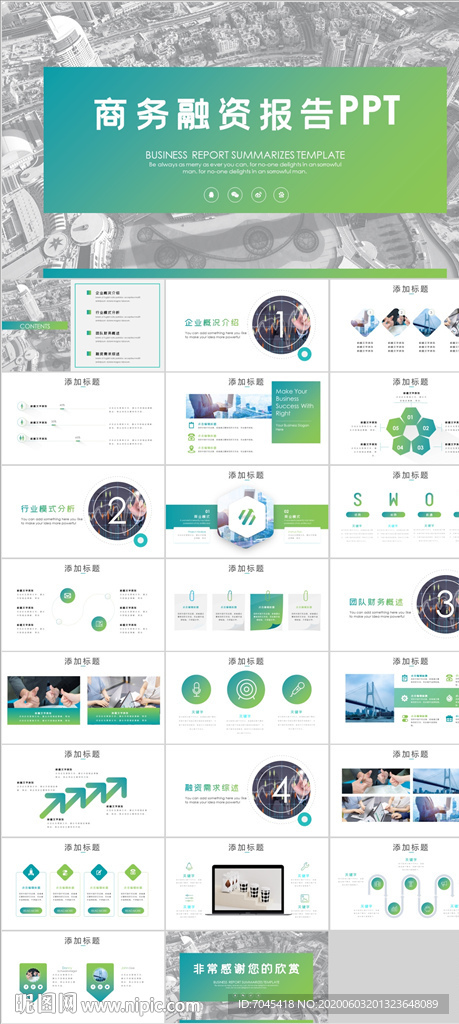 商务融资报告PPT