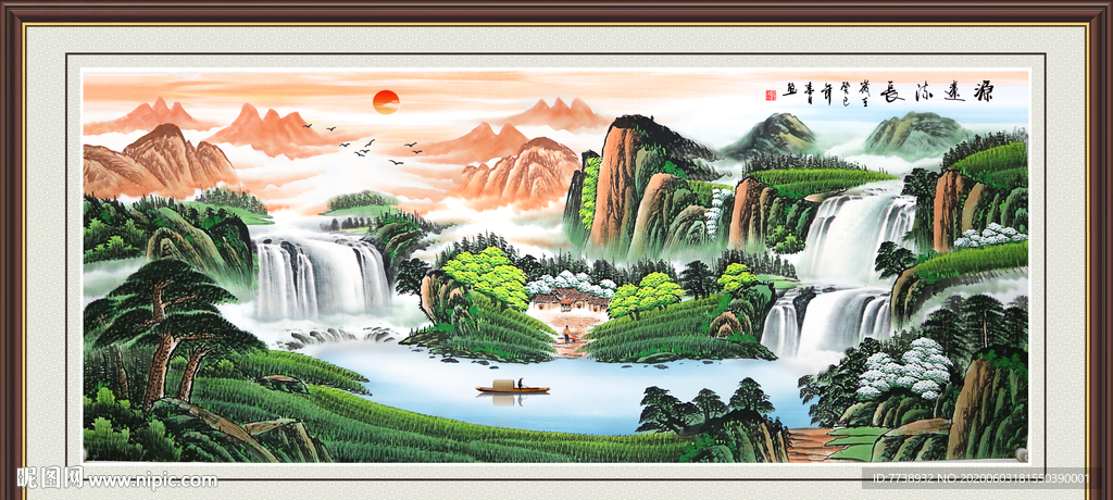 左右逢源风水画