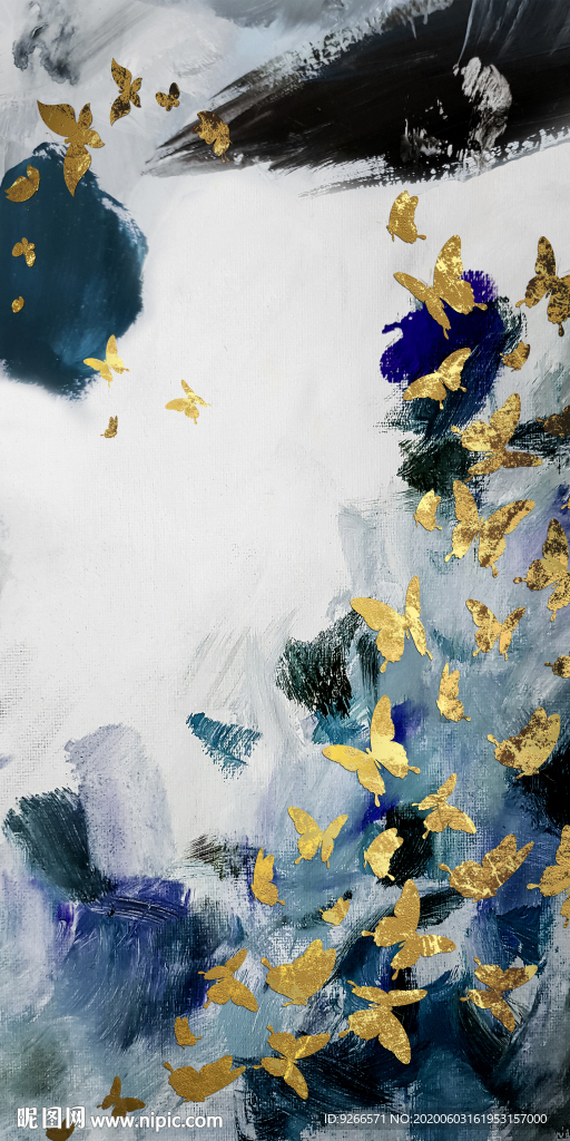 抽象玄关晶瓷装饰画