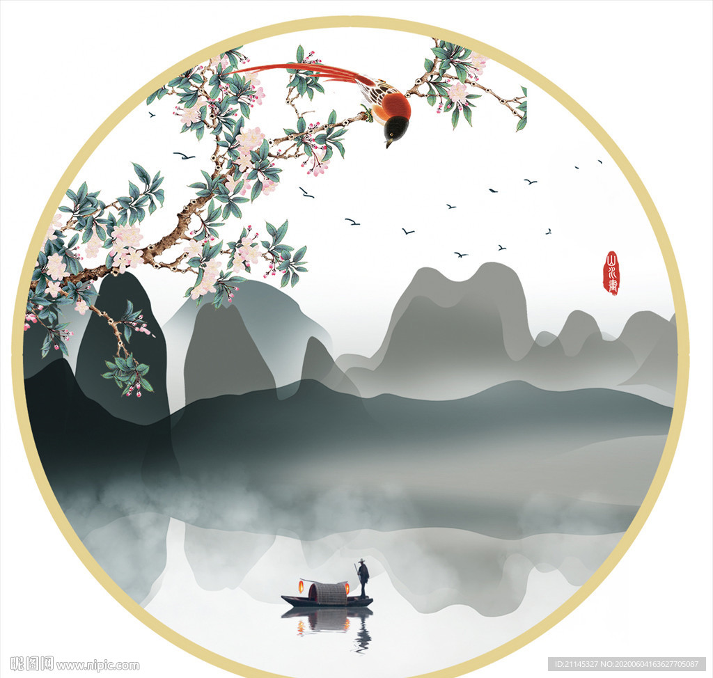 意境水墨画