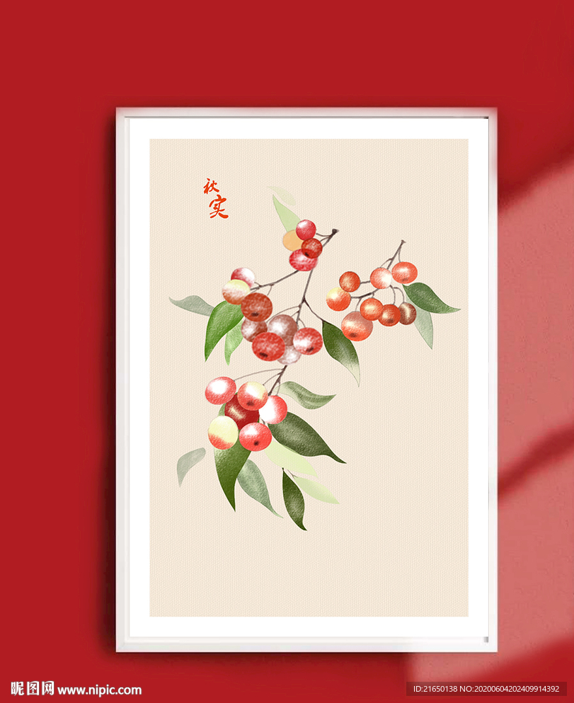 中式手绘装饰画